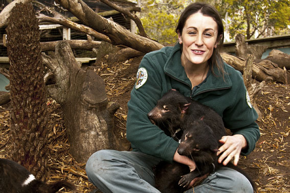 Petra at the Bonorong Wildlife Sanctuary